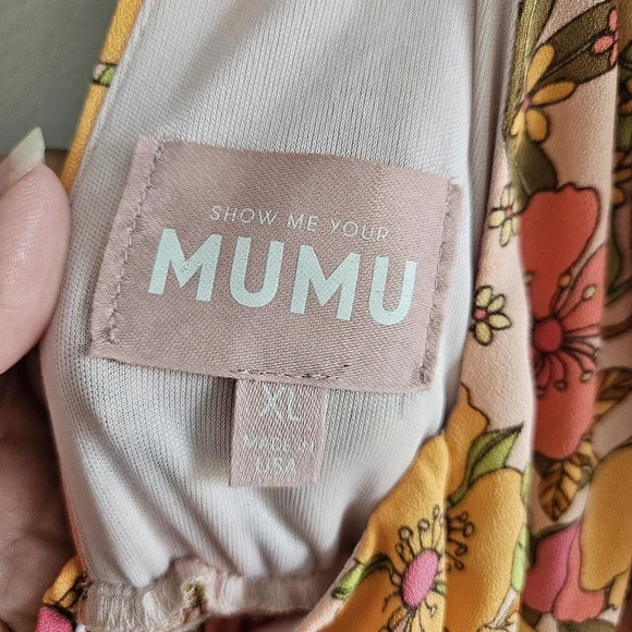 Show Me Your Mumu Floral Linds Midi Dress In Pretty Poppy - Picture 10 of 14